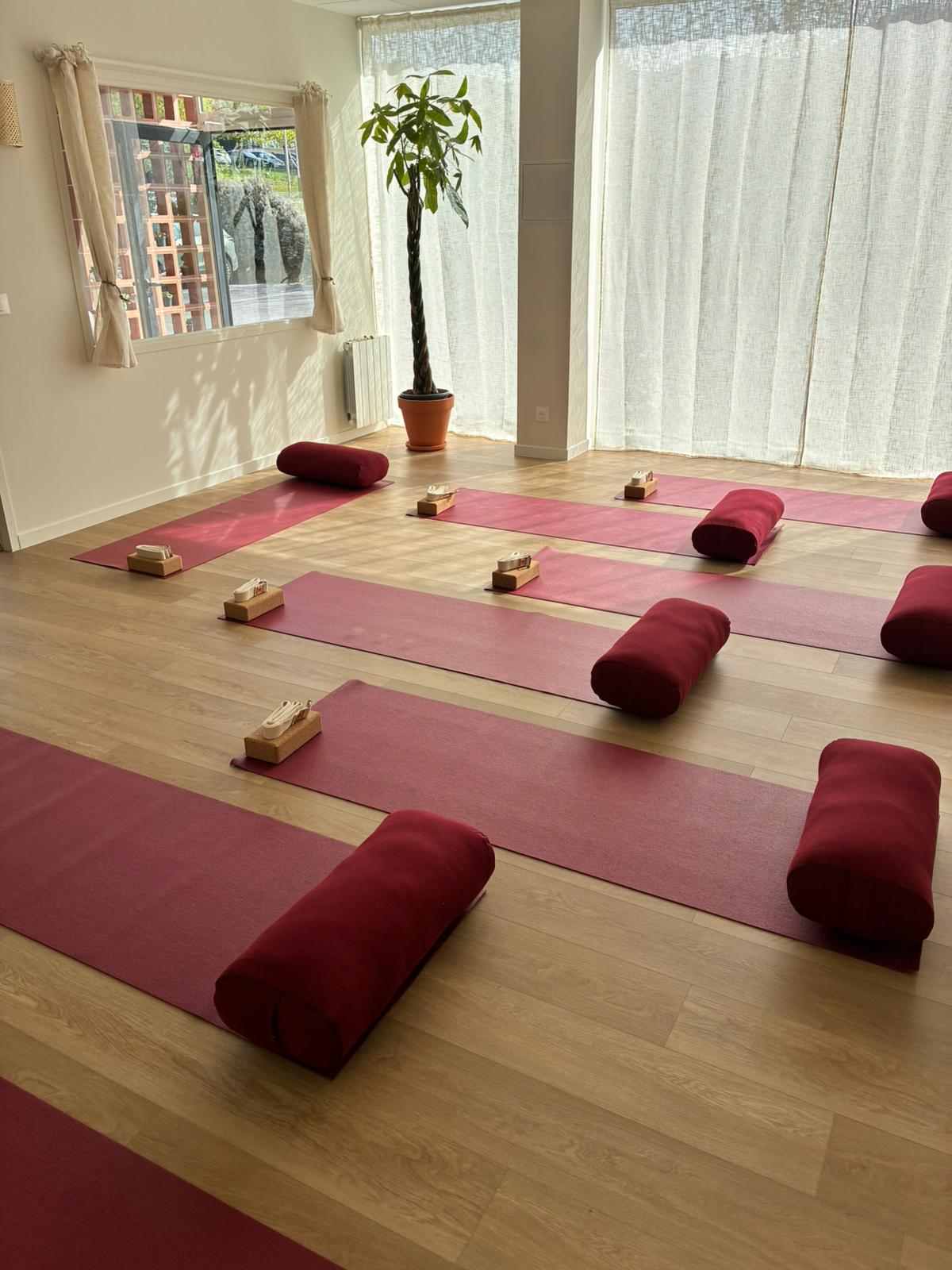 Cours de yoga au studio La Bulle à Argonay